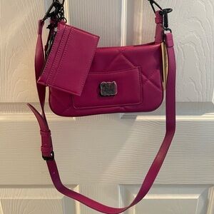 STEVE MADDEN - NWT DARK FUCHSIA CROSSBODY